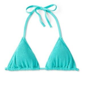 Shade & Shore Turquoise Triangle Bikini Top